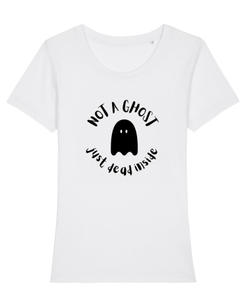 Not a ghost, just dead inside (negru)  White