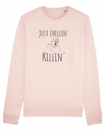 Just chillin', killin' Bluză mânecă lungă Unisex Rise