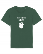 I give free Boos. (alb)  Tricou mânecă scurtă Unisex Rocker