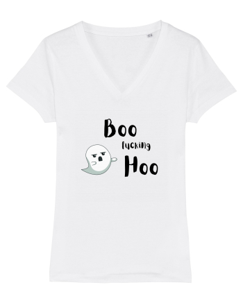 Boo f***g Hoo (negru)  White