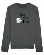 Boo f***g Hoo (negru)  Bluză mânecă lungă Unisex Rise