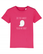 Do you want to be my boo? (alb)  Tricou mânecă scurtă  Copii Mini Creator