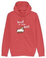 Woof! Oh, I mean Boo!  Hanorac cu fermoar Unisex Connector