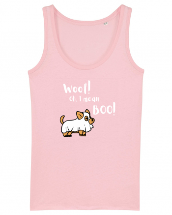 Woof! Oh, I mean Boo!  Cotton Pink