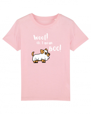 Woof! Oh, I mean Boo!  Cotton Pink