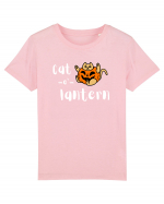 Cat - o '- lantern (alb)  Tricou mânecă scurtă  Copii Mini Creator