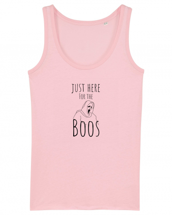 Just here for the Boos. (negru)  Cotton Pink