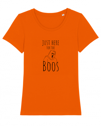 Just here for the Boos. (negru)  Bright Orange