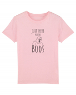 Just here for the Boos. (negru)  Tricou mânecă scurtă  Copii Mini Creator