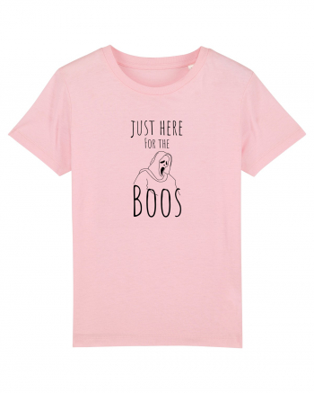 Just here for the Boos. (negru)  Cotton Pink