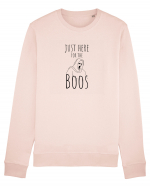 Just here for the Boos. (negru)  Bluză mânecă lungă Unisex Rise