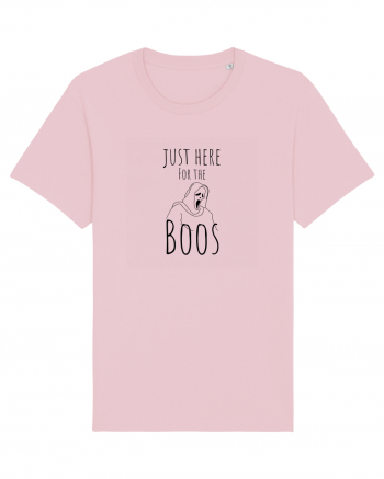 Just here for the Boos. (negru)  Cotton Pink