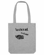 Skelecat costume (negru)  Sacoșă textilă