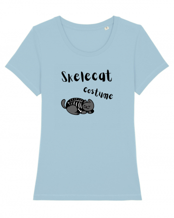 Skelecat costume (negru)  Sky Blue