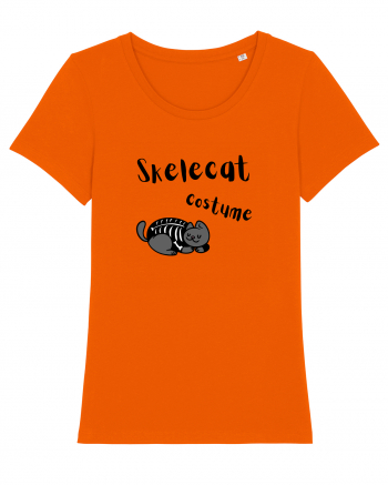 Skelecat costume (negru)  Bright Orange