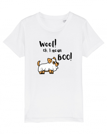 Woof! Oh, I mean Boo! (negru)  White