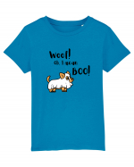 Woof! Oh, I mean Boo! (negru)  Tricou mânecă scurtă  Copii Mini Creator