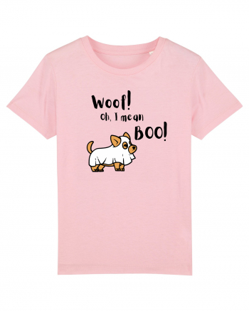 Woof! Oh, I mean Boo! (negru)  Cotton Pink