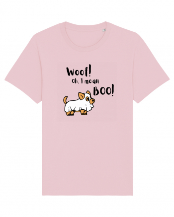 Woof! Oh, I mean Boo! (negru)  Cotton Pink