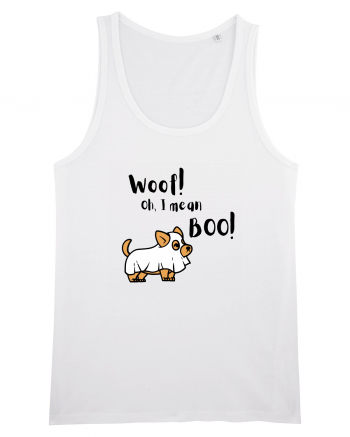 Woof! Oh, I mean Boo! (negru)  White