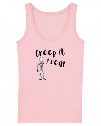 Creep it real (negru)  Cotton Pink