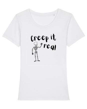 Creep it real (negru)  White