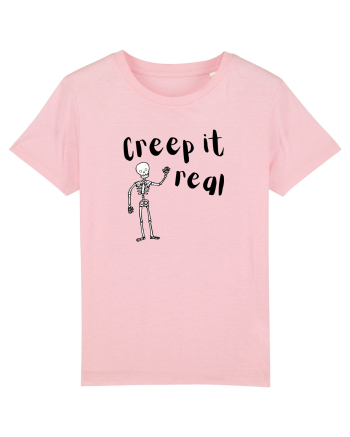 Creep it real (negru)  Cotton Pink
