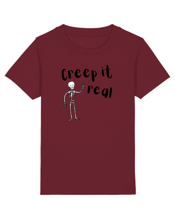 Creep it real (negru)  Burgundy
