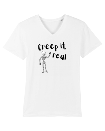 Creep it real (negru)  White