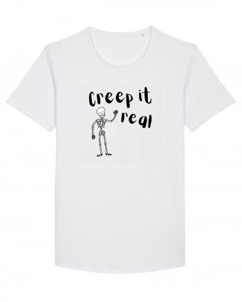 Creep it real (negru)  White