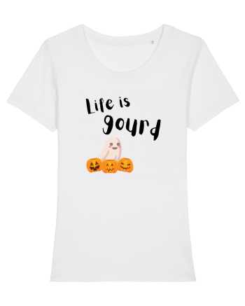 Life is Gourd  White