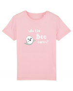 Who the boo cares? (alb)  Tricou mânecă scurtă  Copii Mini Creator