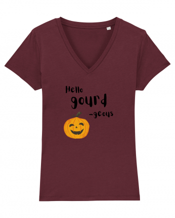 Hello gourd-geous (negru)  Burgundy