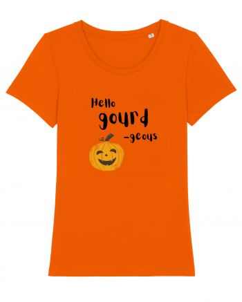 Hello gourd-geous (negru)  Bright Orange
