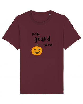 Hello gourd-geous (negru)  Burgundy