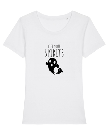 Lift your spirits. (negru)  White
