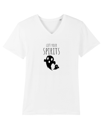 Lift your spirits. (negru)  White