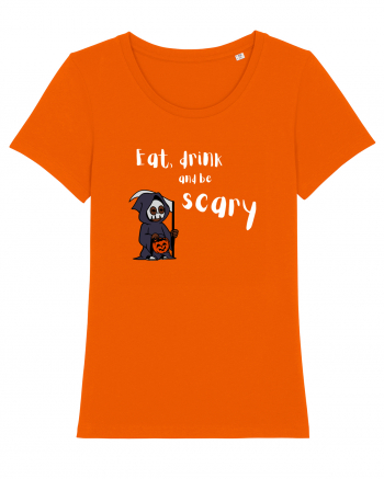 Eat, drink and be scary Bright Orange