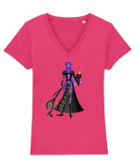 Elf Girl Tricou mânecă scurtă guler V Damă Evoker