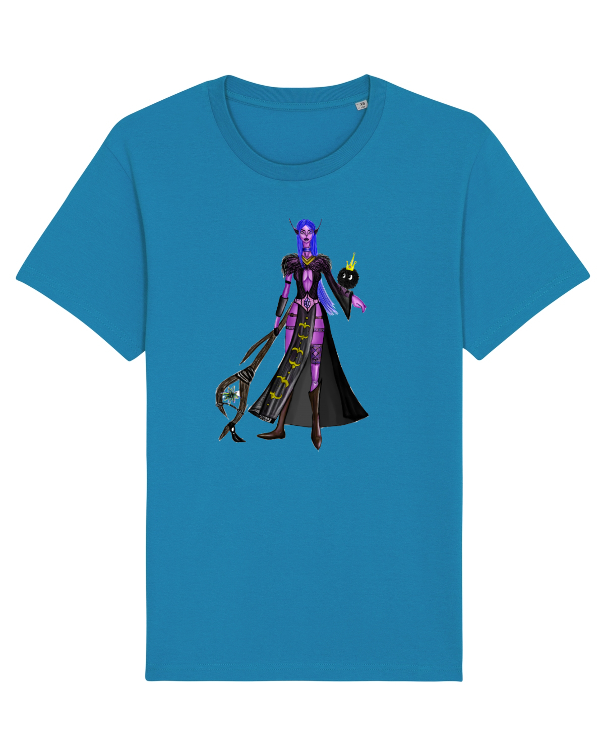 Tricou mânecă scurtă Unisex Rocker Azur