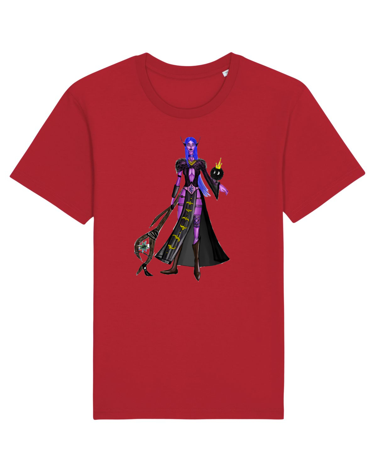 Tricou mânecă scurtă Unisex Rocker Red