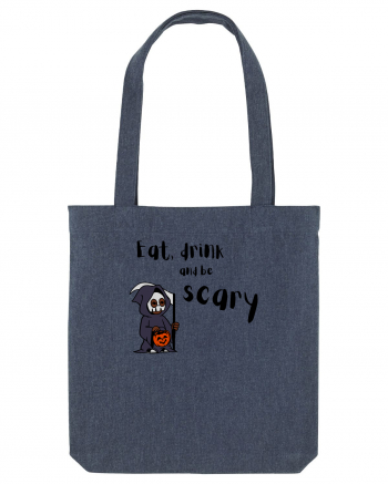 Eat, drink and be scary (negru)  Midnight Blue
