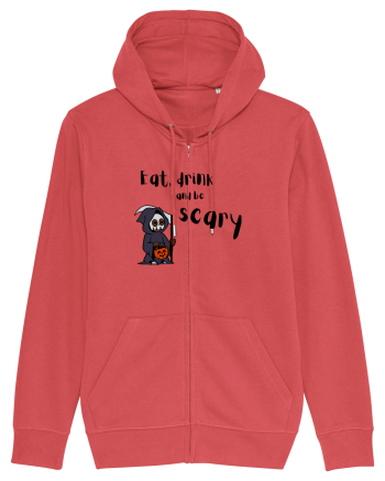 Eat, drink and be scary (negru)  Carmine Red
