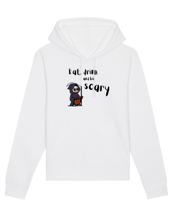 Eat, drink and be scary (negru)  White