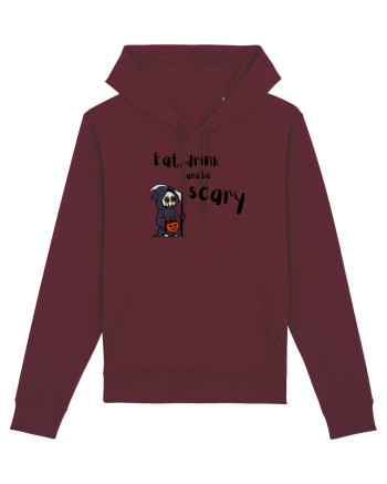 Eat, drink and be scary (negru)  Burgundy