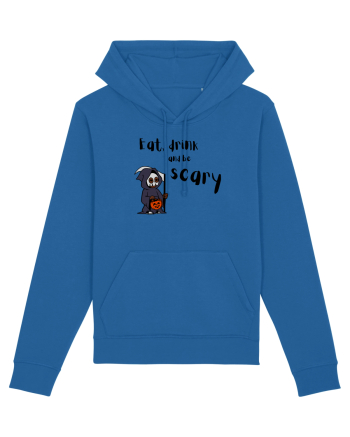 Eat, drink and be scary (negru)  Royal Blue