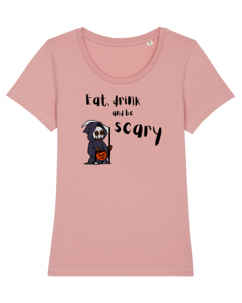 Eat, drink and be scary (negru)  Canyon Pink