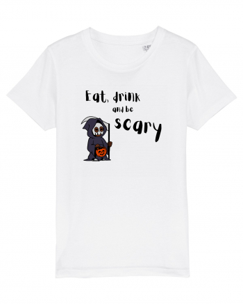 Eat, drink and be scary (negru)  White