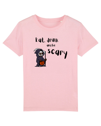 Eat, drink and be scary (negru)  Cotton Pink