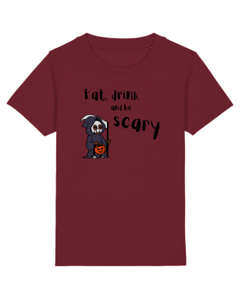 Eat, drink and be scary (negru)  Burgundy